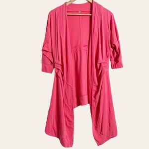 Lululemon Namaste Open Front Yoga Cardigan Wrap Size 6